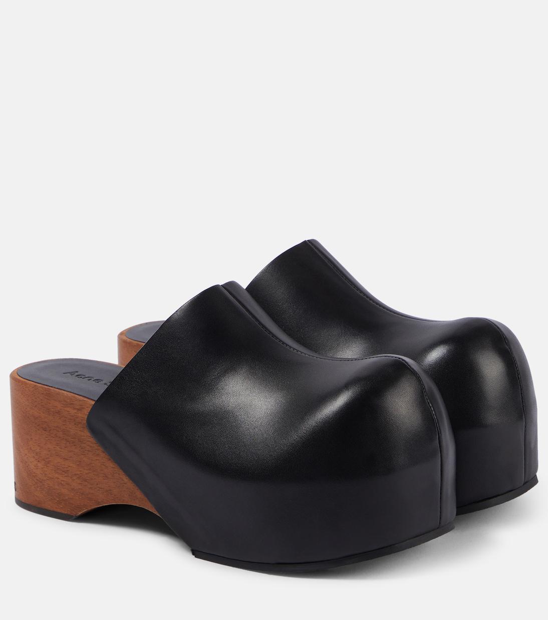 ACNE STUDIOS Leather Clogs | endource