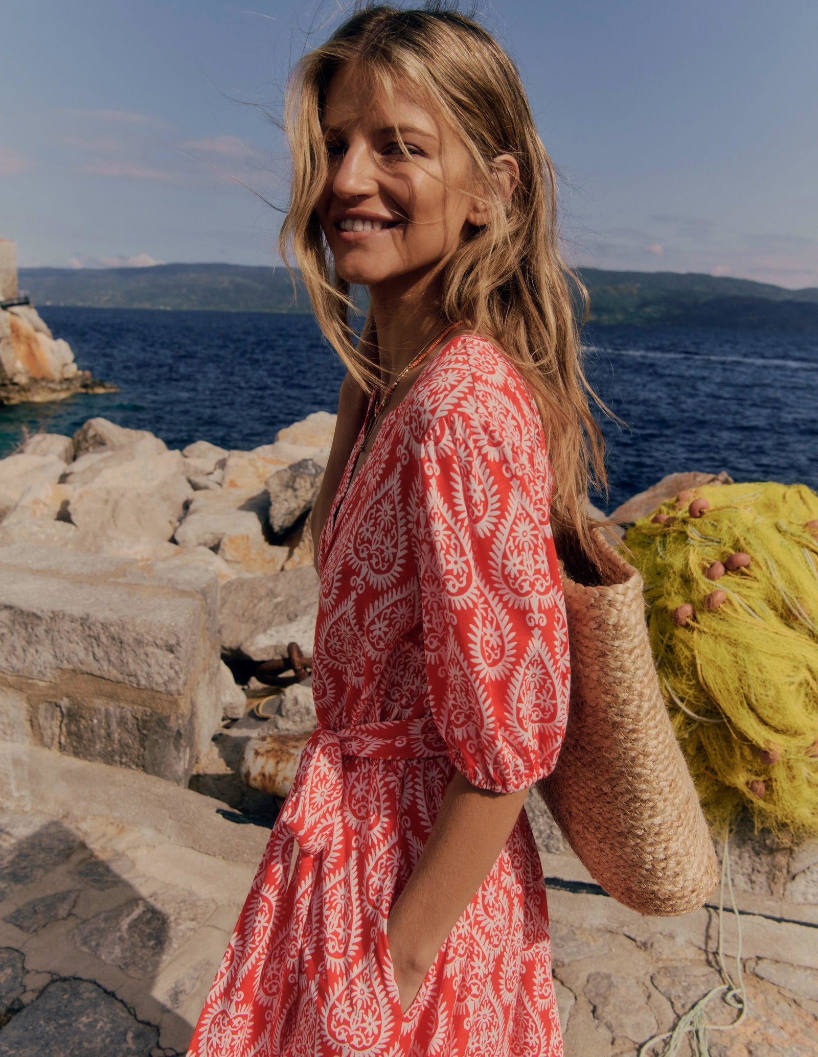 sofia trim jersey midi dress 60% off BODEN gift_box_eligible::True