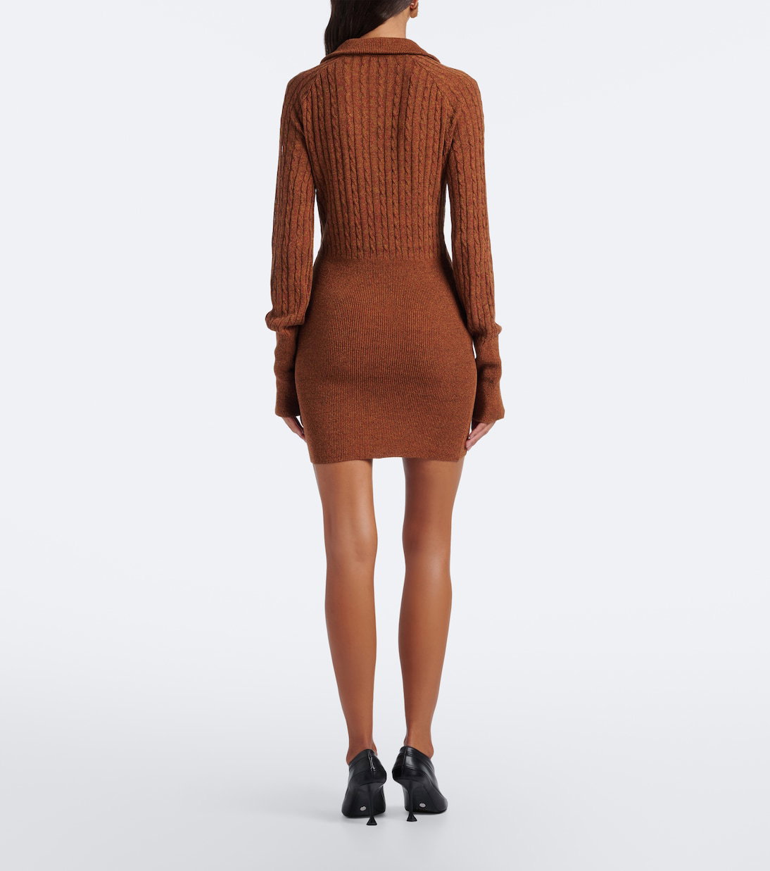 aya muse merano knit mini dress Eora Knitted Cotton And Silk Minidress Halter neck
