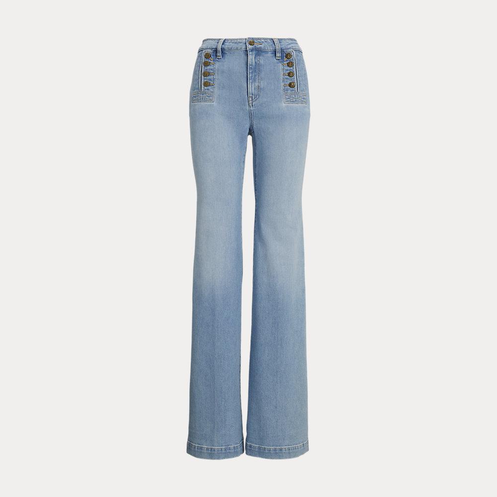 LAUREN RALPH LAUREN High-Rise Flare Sailor Jean | endource