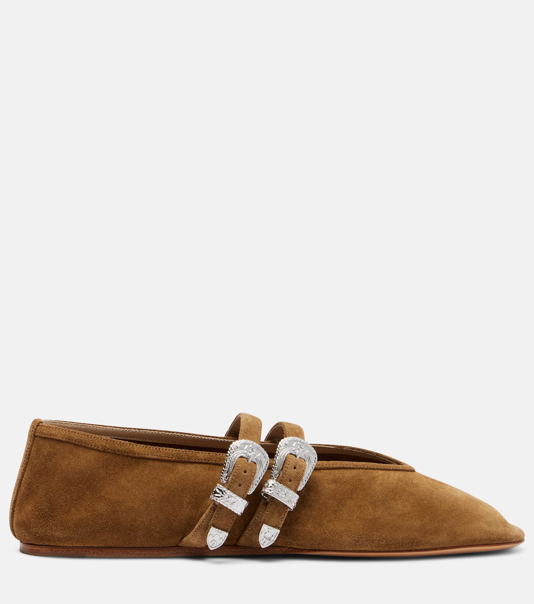 LE MONDE BERYL Claudia Suede Mary Jane Ballet Flats | endource
