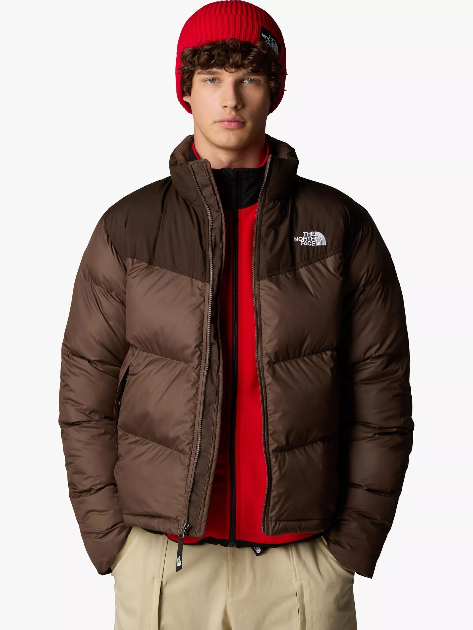 Face Nuptse Jacket Braune Puffer Jacke North Face Brown North