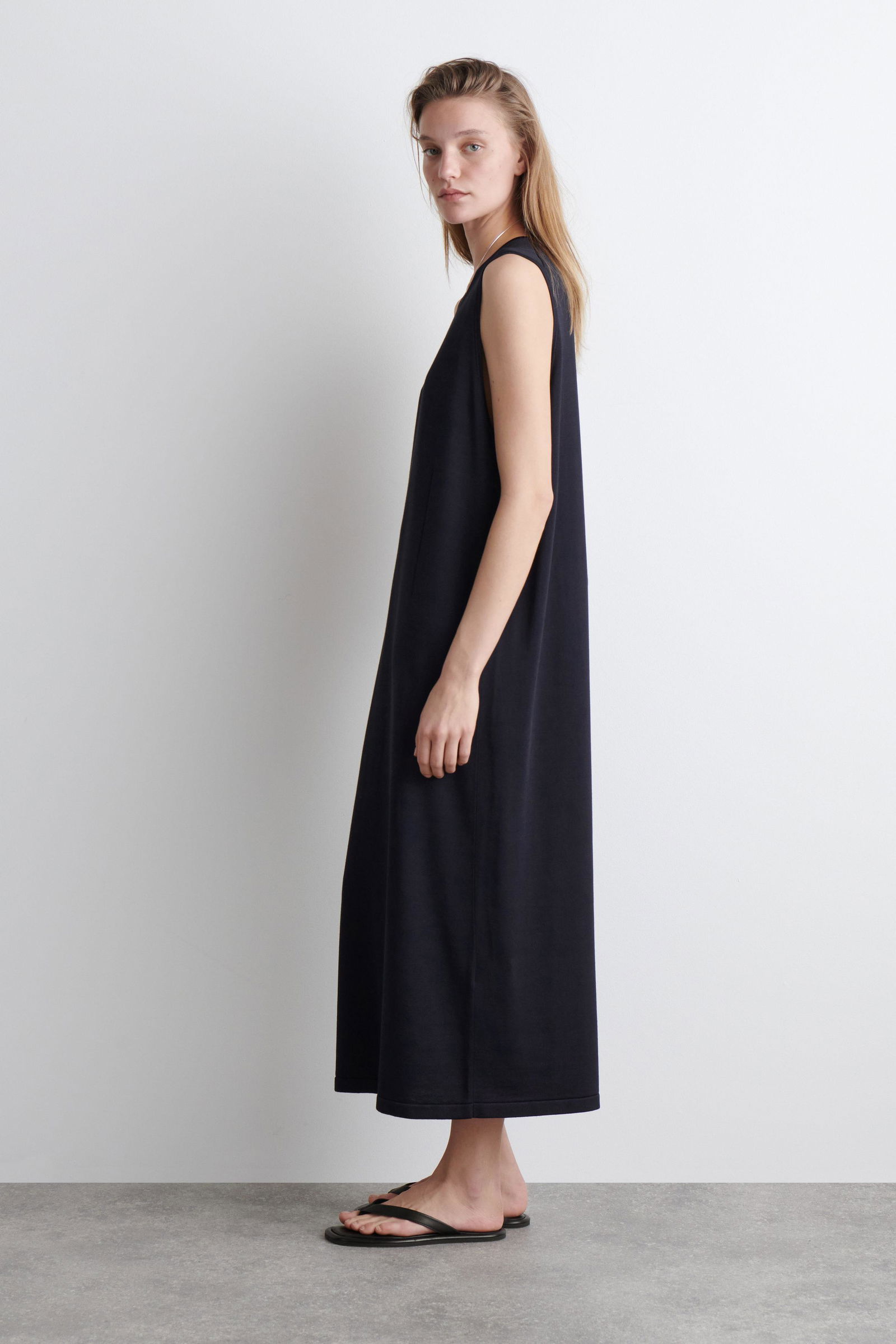 cos knitted cotton midi dress COS Knitted Midi Dress - a beautiful yellow and