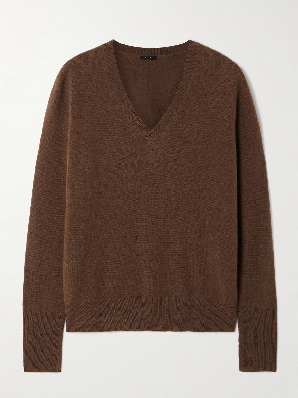 Joseph Knit Sweater Brown main image 1