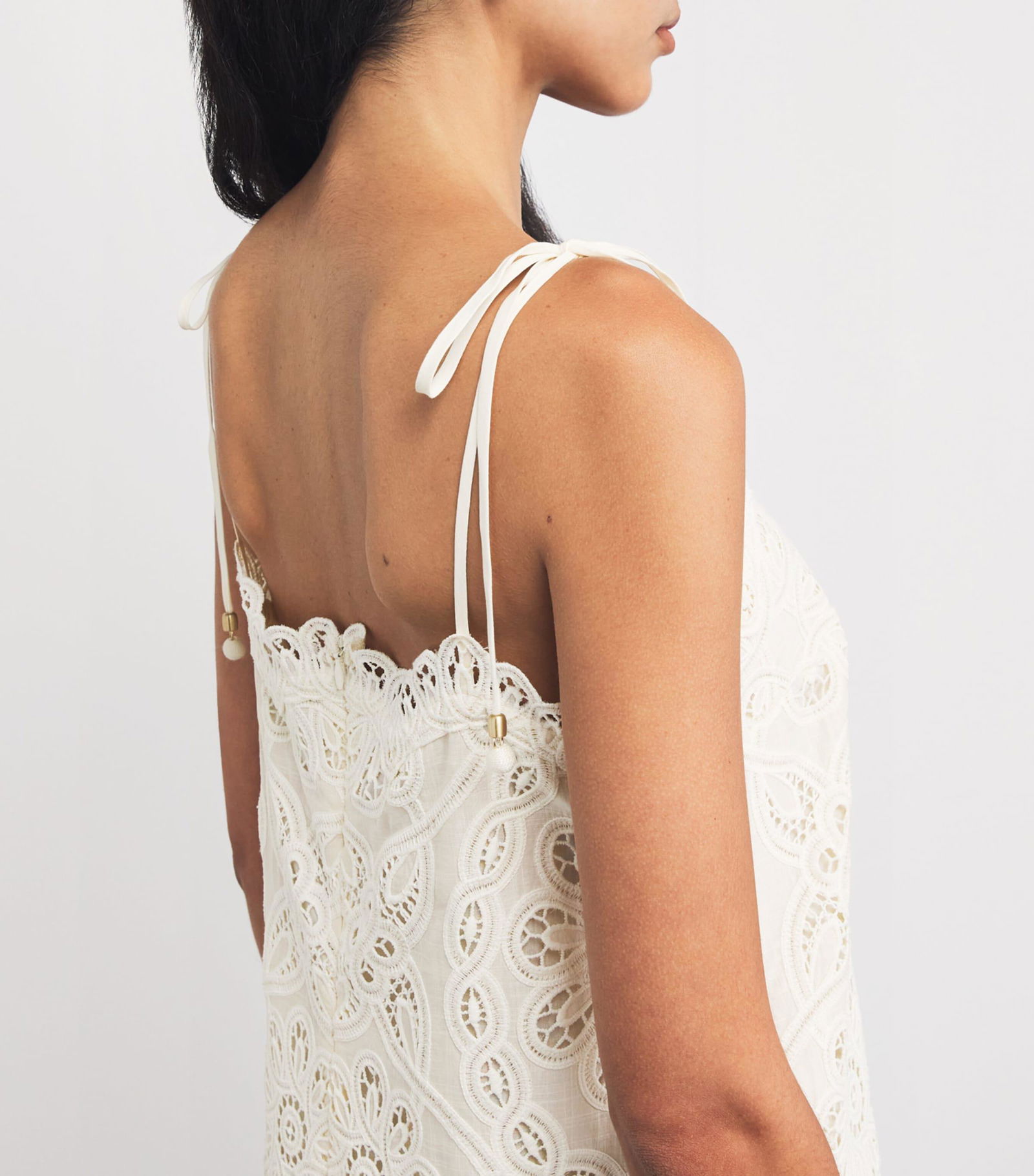 ZIMMERMANN Cotton Rhiannon Embroidered Midi Dress | endource ZIMMERMANN Cotton Rhiannon Embroidered Midi Dress | endource