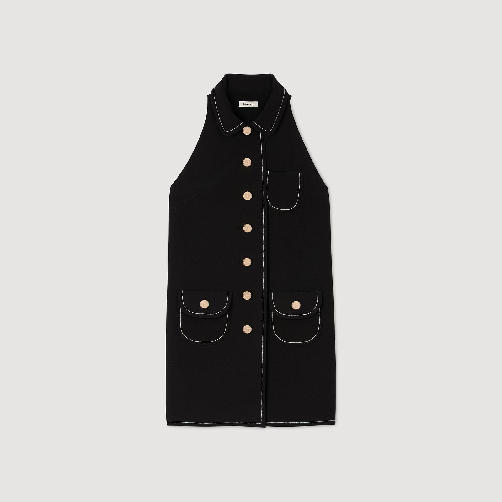 sandro short dress with peter pan collar Sandro Short dress with Peter Pan collar