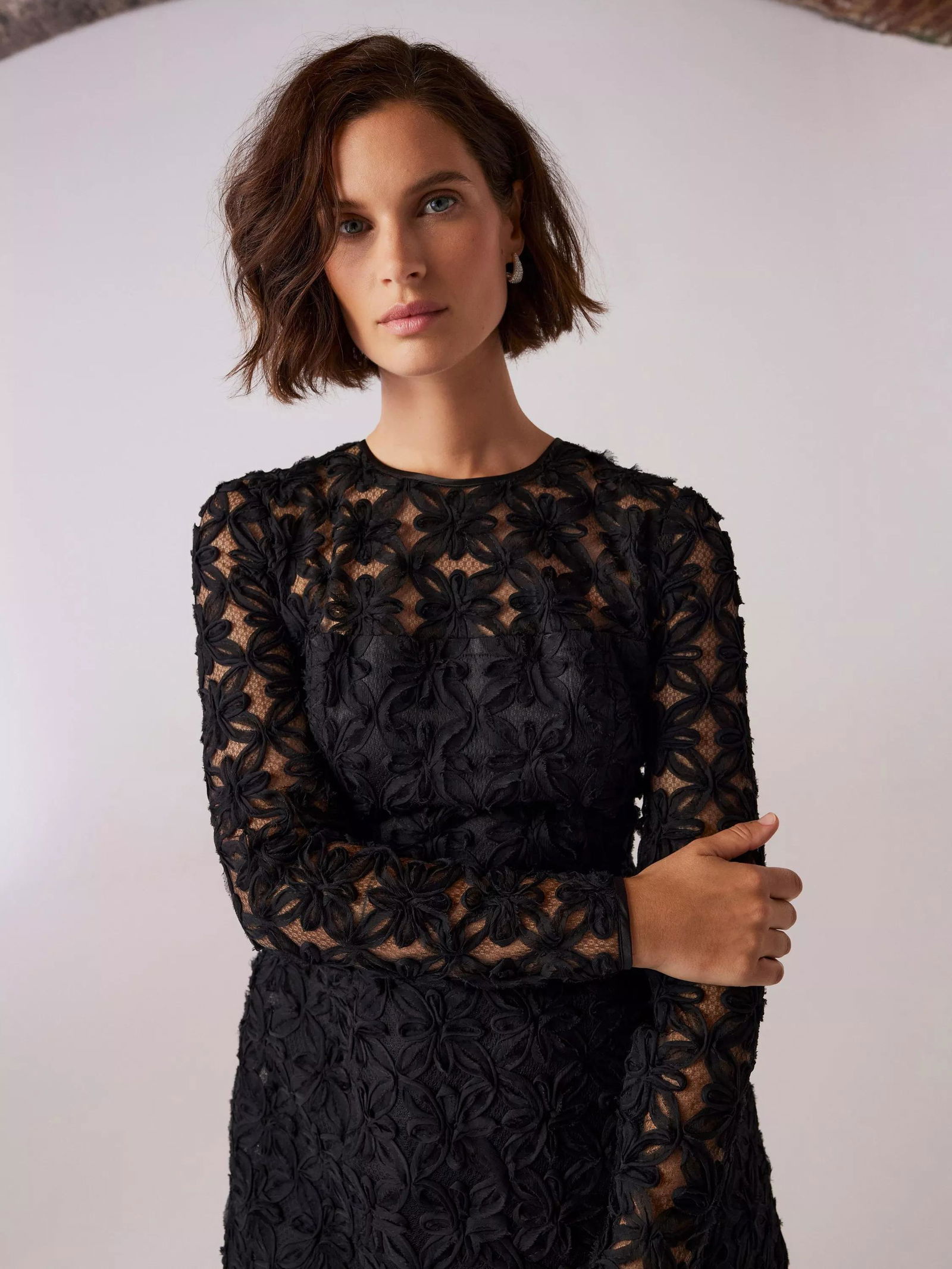 MINT VELVET Lace Mini Dress | endource
