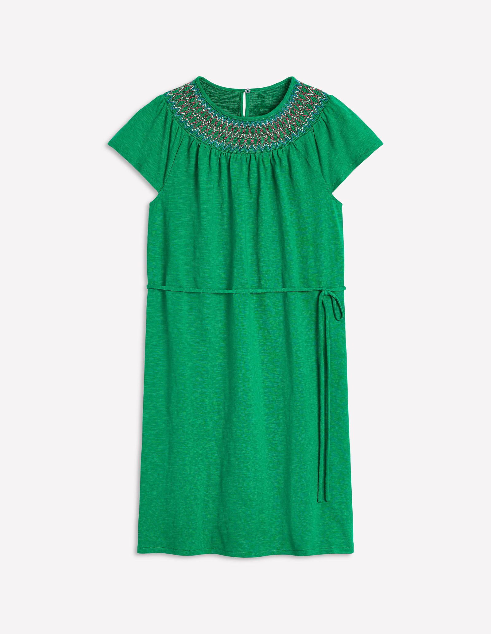 boden smocked linen shirt dress BODEN Smocked Jersey Shirt Dress