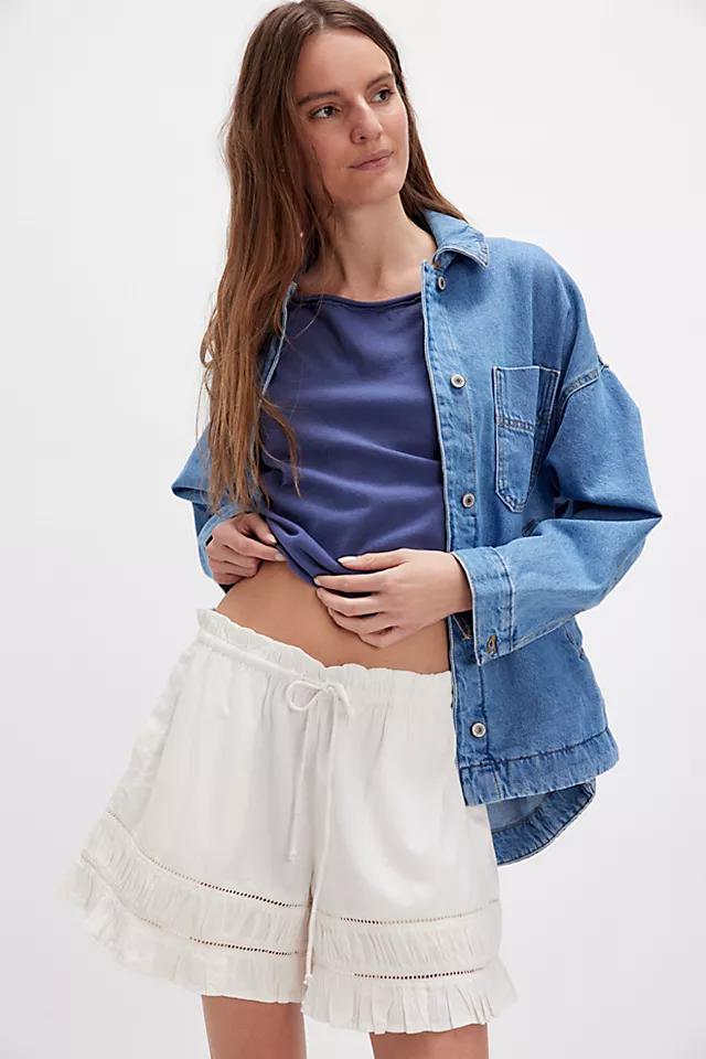 Cambridge Printed Pull On Short