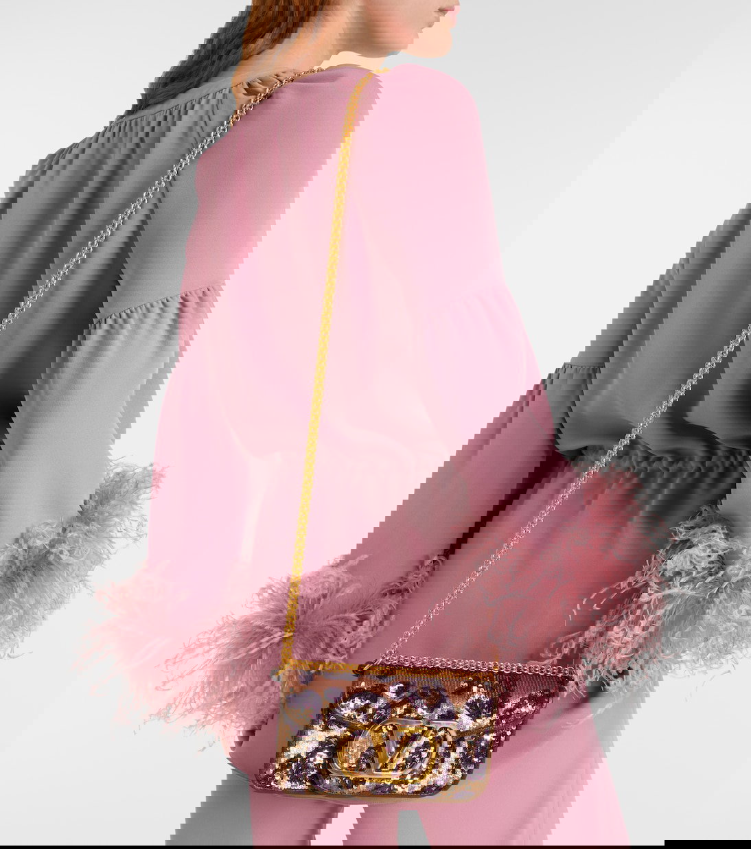 VALENTINO GARAVANI Locò Small Leather Top-handle Bag | endource