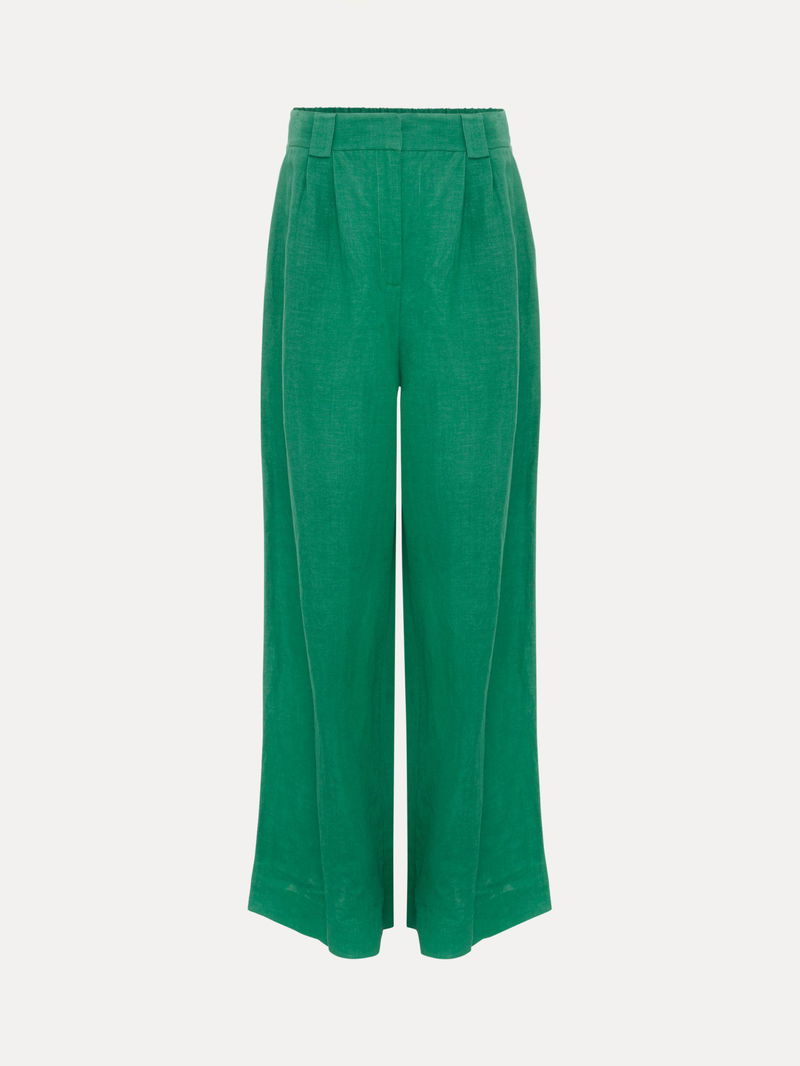 Phase Eight Lottie Linen Blend Wide Leg Trousers Phase Eight Lottie Linen Blend Wide Leg Trousers