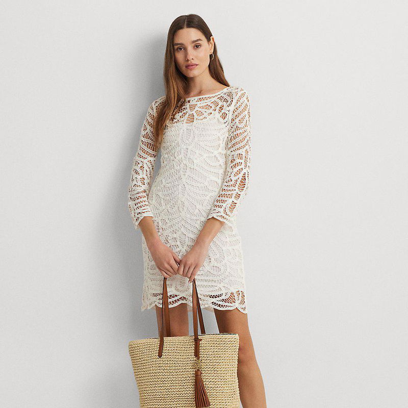 velvet dress lace Velvet and lace midi dress with a side slit main image 0