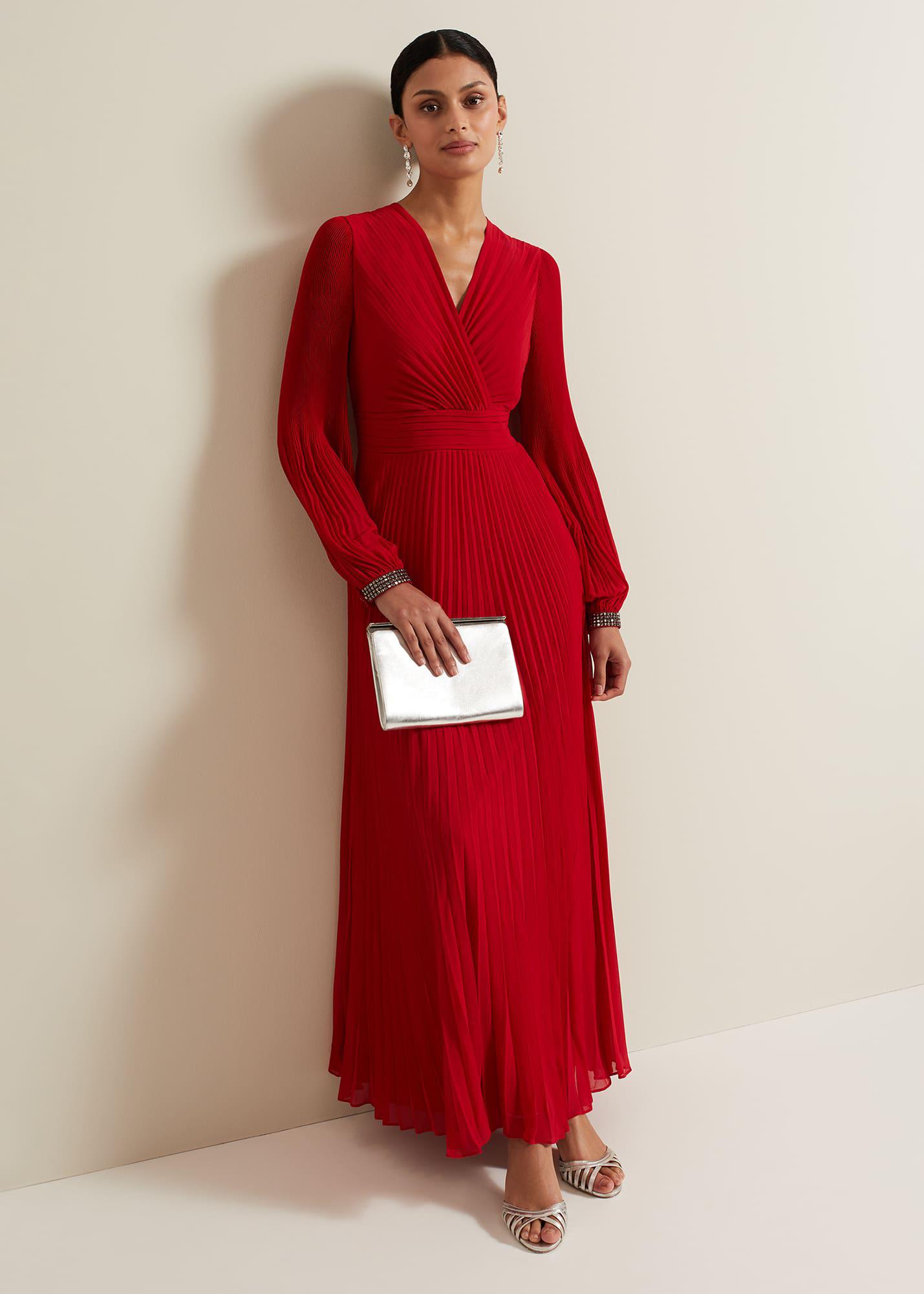 phase eight pleated maxi dress Yasmina Pleated Maxi Dress