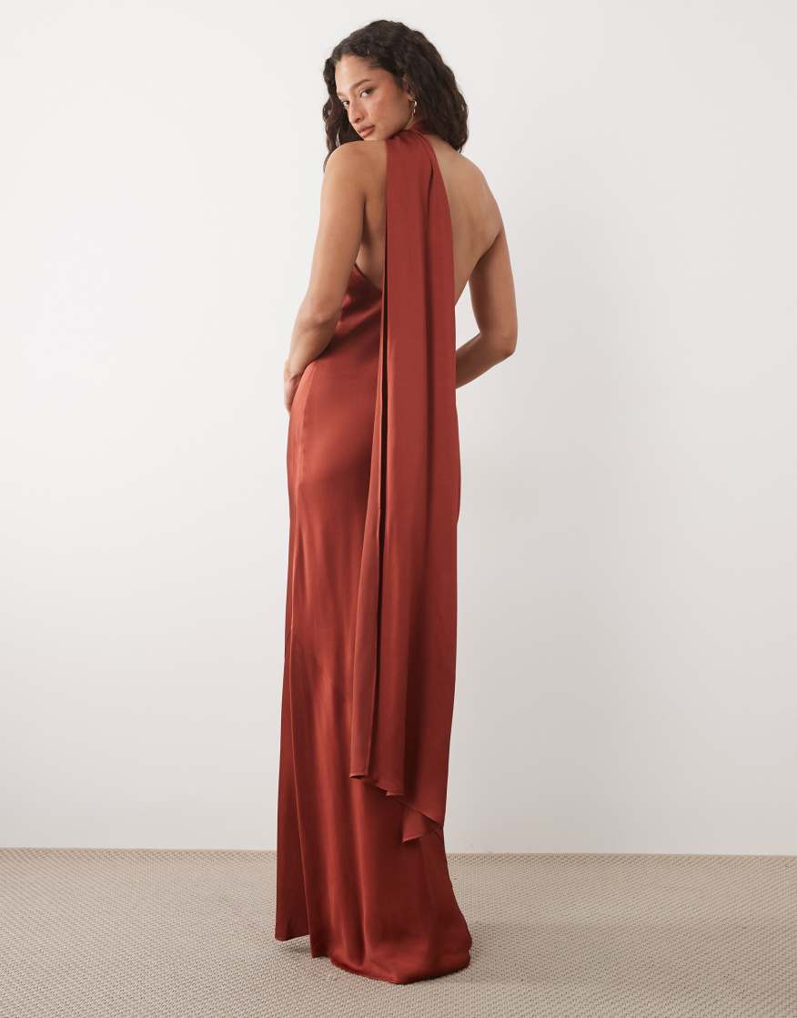 knee length dresses for ladies Vera Long Dress