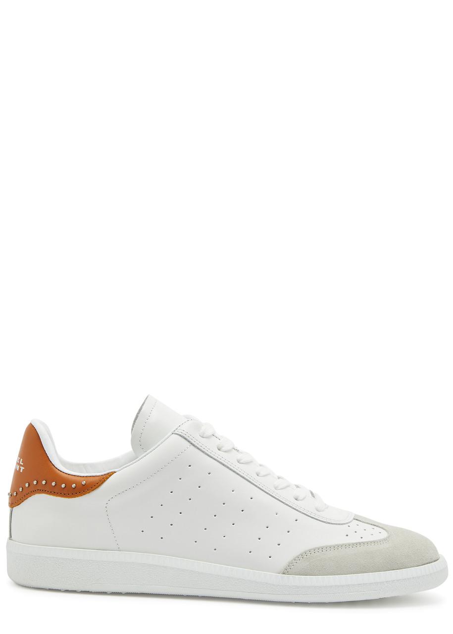 isabel marant bryce leather sneakers