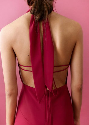 strapless open back dress SATELLITE DRESS  Sabina Musayev USA