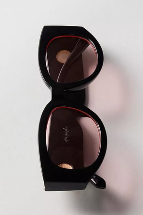 FREE PEOPLE Midnight Round Sunglasses | endource