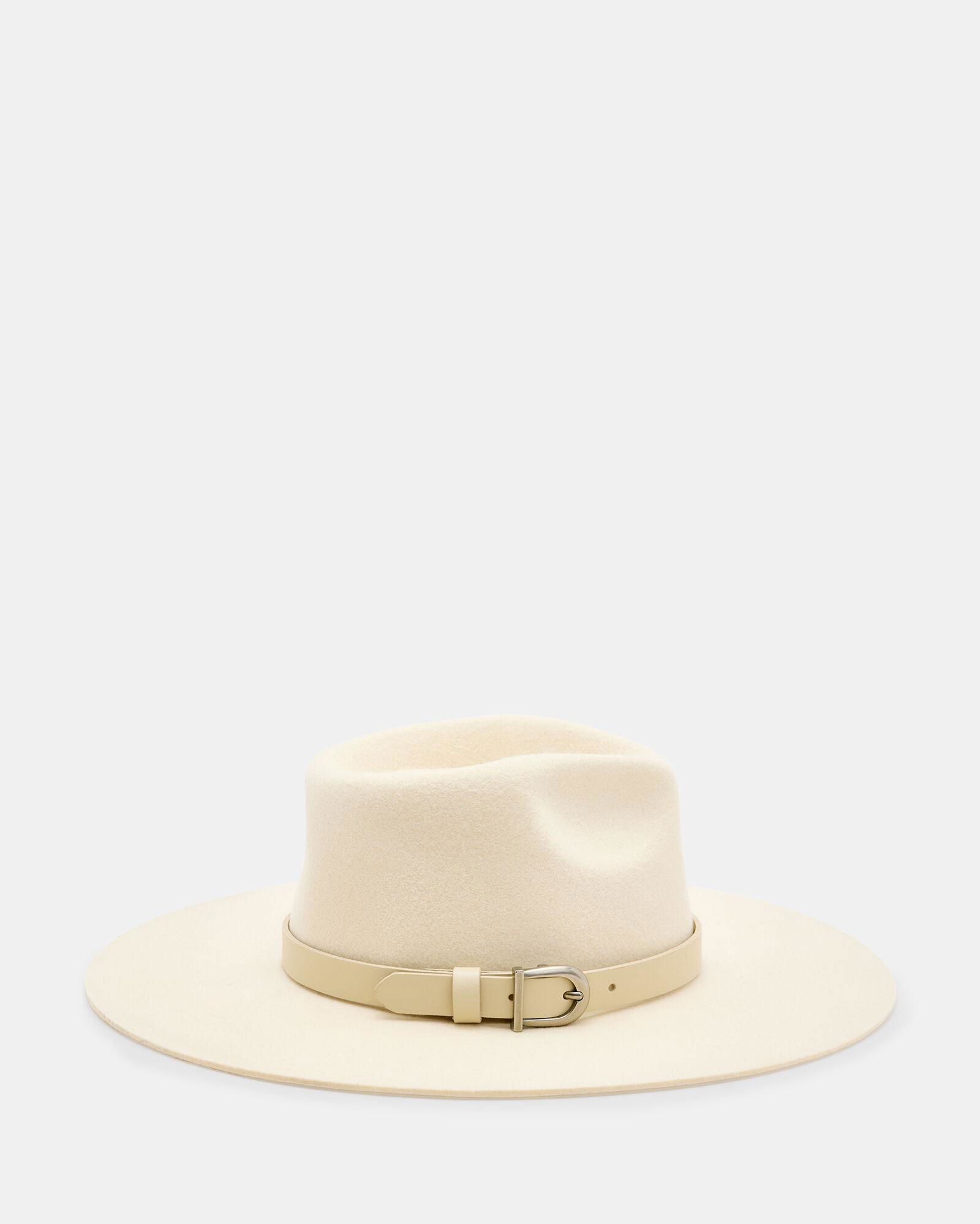 ALLSAINTS Briony Western Bolero Hat in ECRU/ANTQ NICKEL | endource