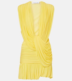 CHRISTOPHER ESBER Galathea Asymmetric Lace-Trimmed Mini Dress | endource
