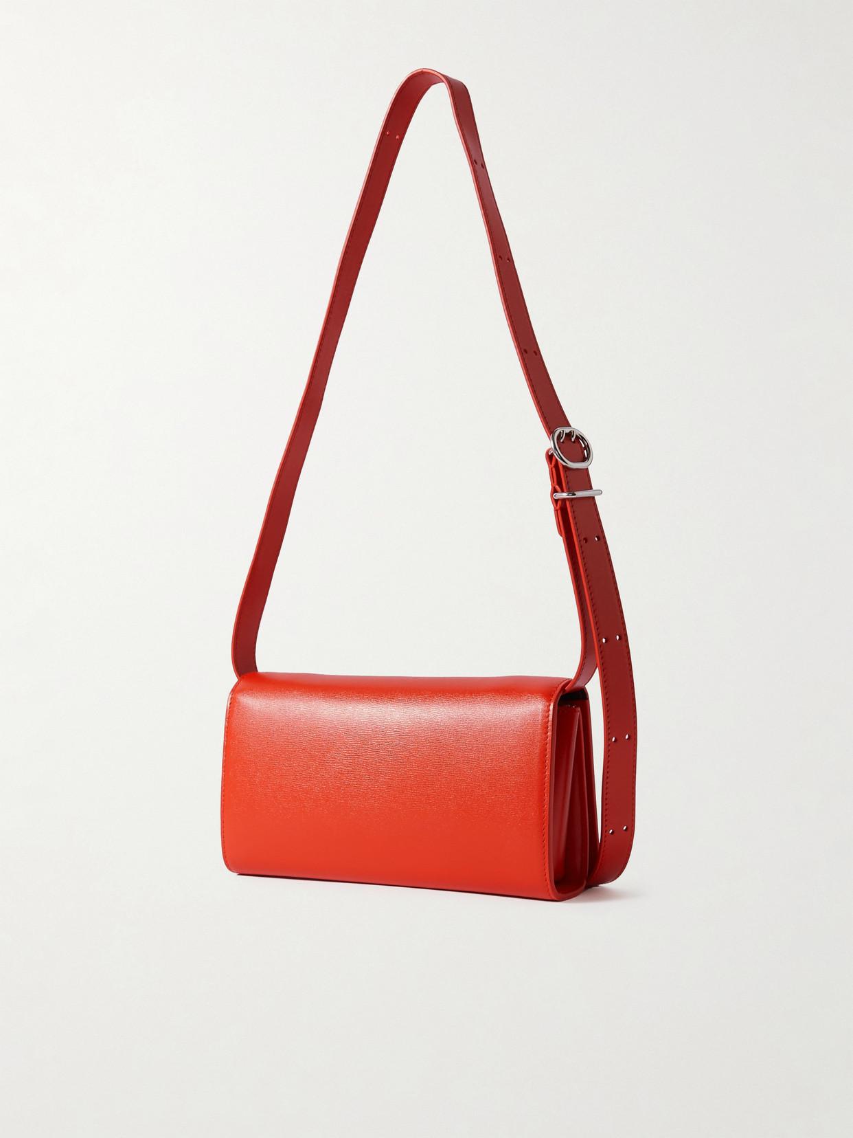 JIL SANDER All-Day Textured-Leather Shoulder Bag | endource