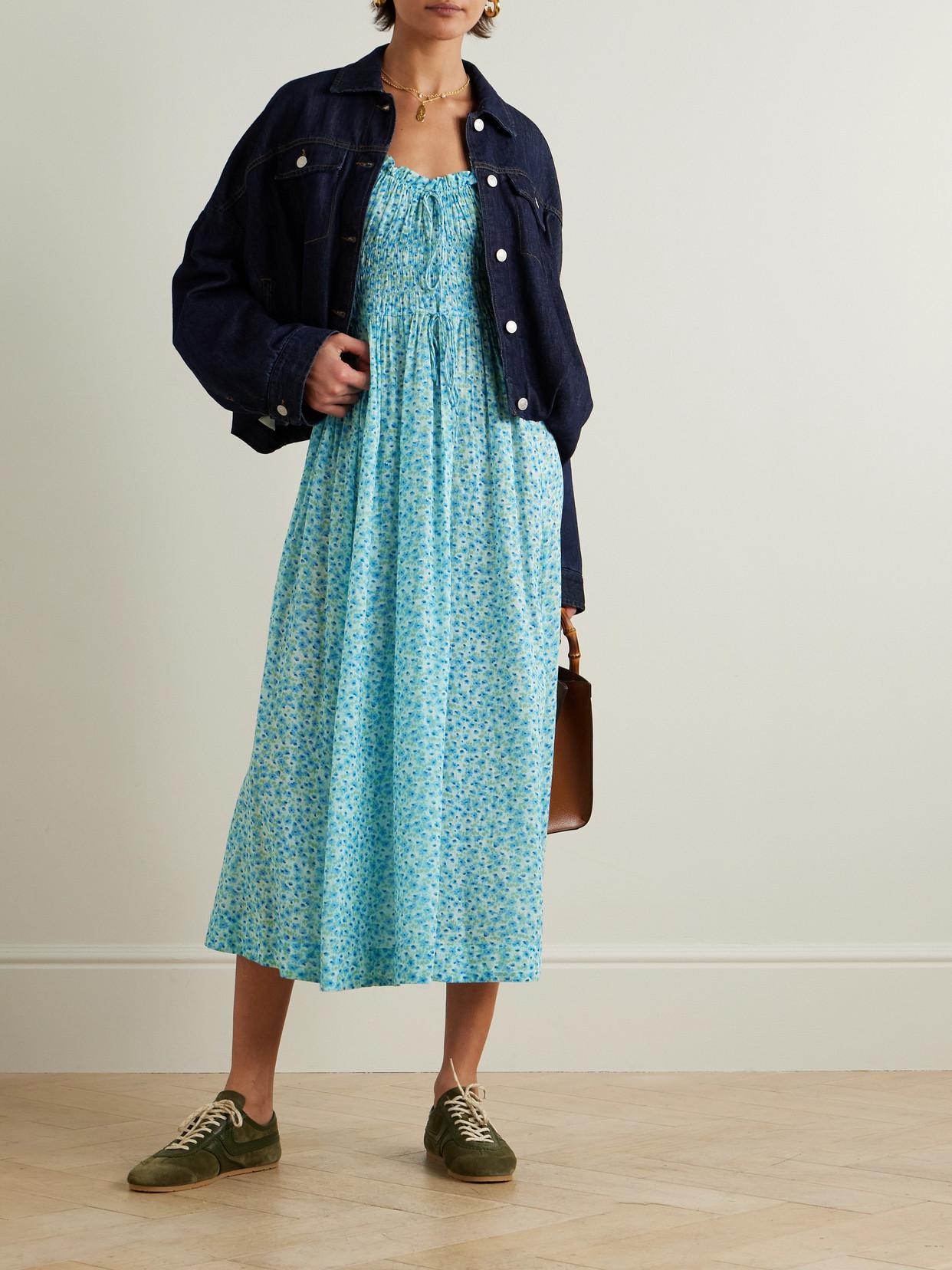den ashlynn floral cotton midi-dress Doen Ashlynn Dress by Doen