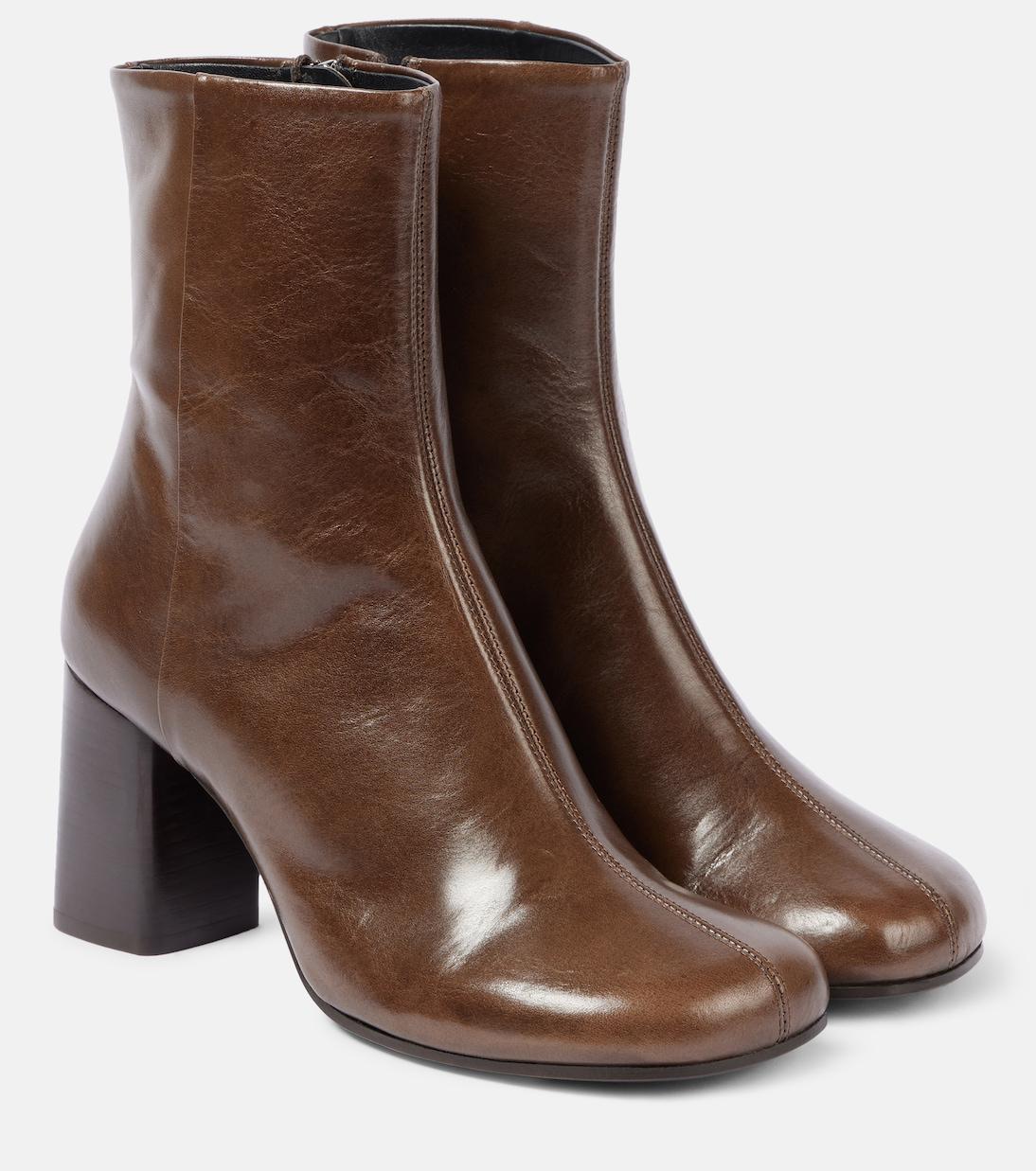 Lemaire Brown Ankle Boots