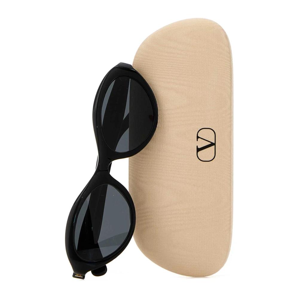 New Valentino Women’s Solid Cat Eye Sunglasses Valentino 53mm Solid Cat Eye Sunglasses | Nordstromrack main image 3