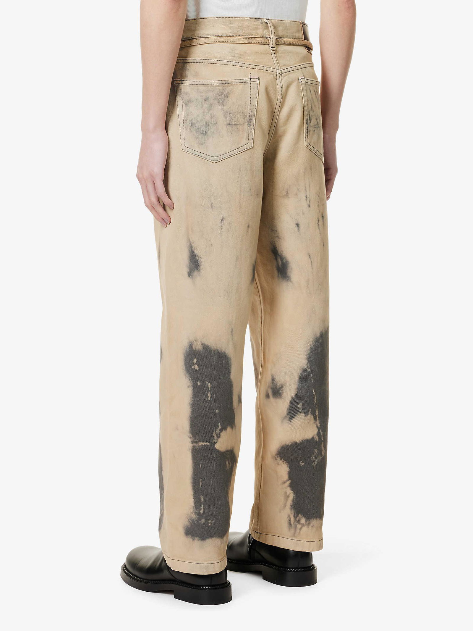 ACNE STUDIOS 1991Toj Smoky-Wash Relaxed-Fit Wide-Leg Jeans | endource