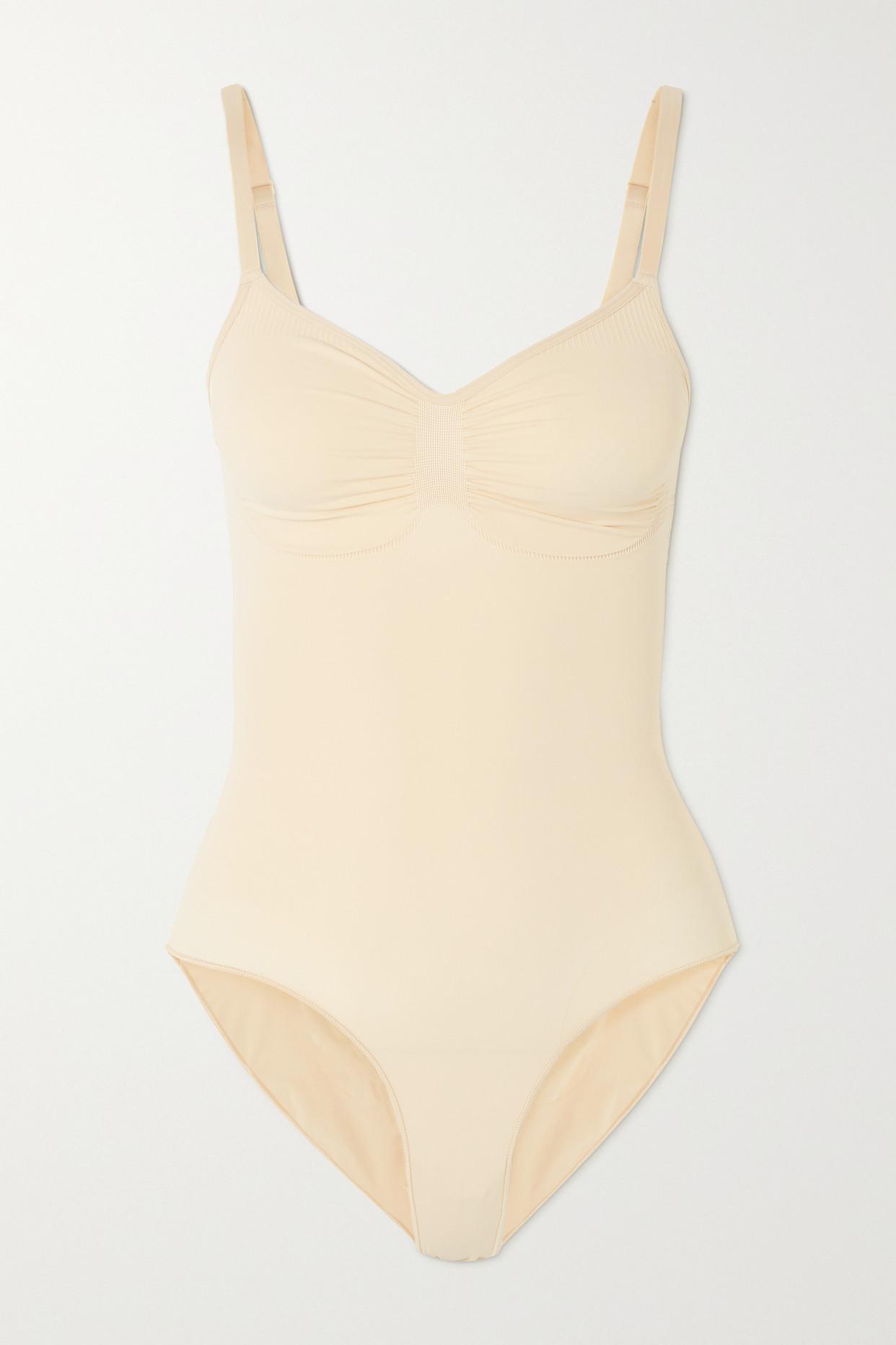 SKIMS Seamless Sculpt Brief Bodysuit in Neutrals