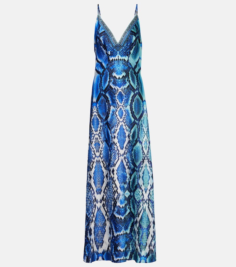 Camilla Animal-Print Silk Slip Dress | endource Camilla Animal-Print Silk Slip Dress | endource