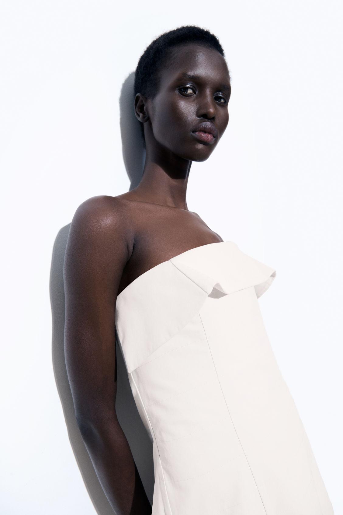 COS The A-Line Bustier Dress | endource