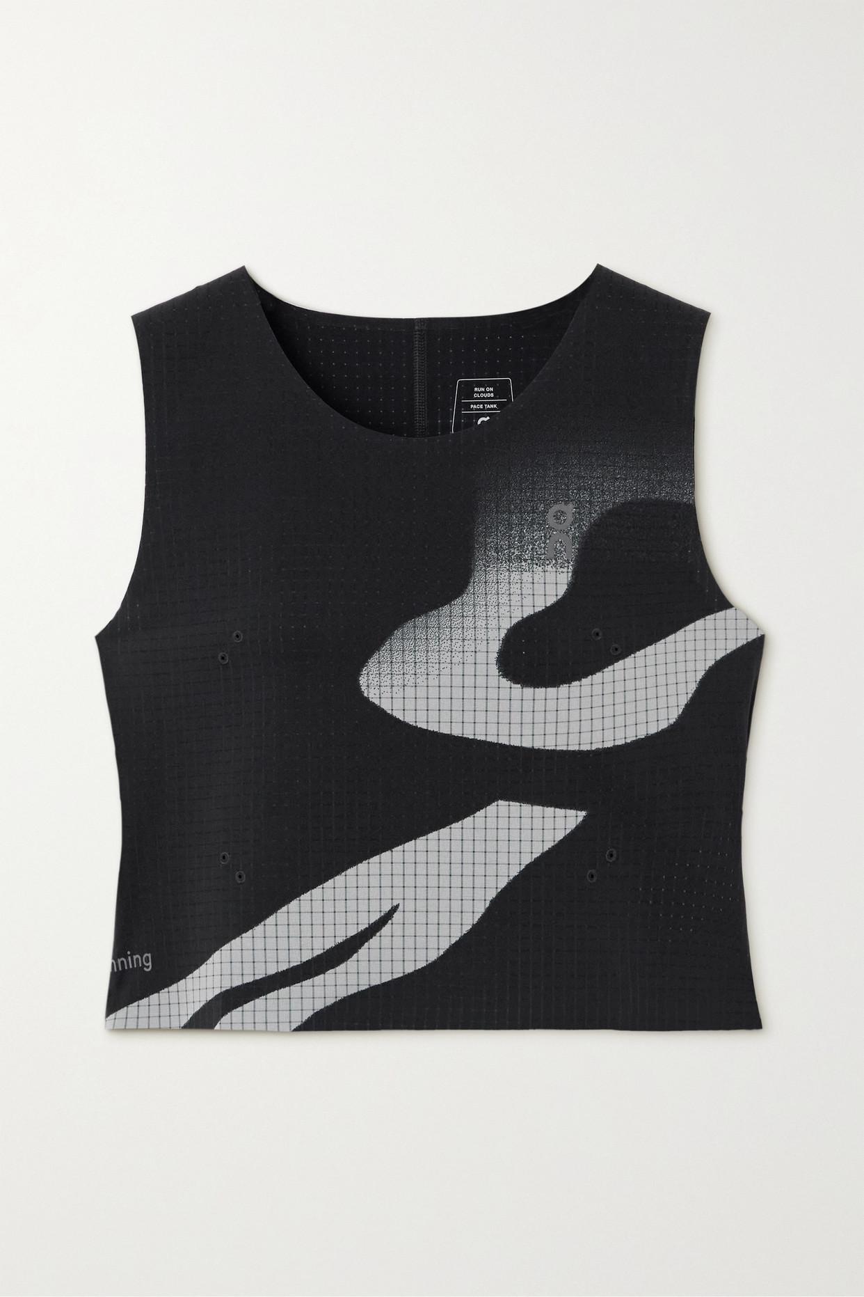 ON-RUNNING Pace Printed Stretch Recycled Tank | endource