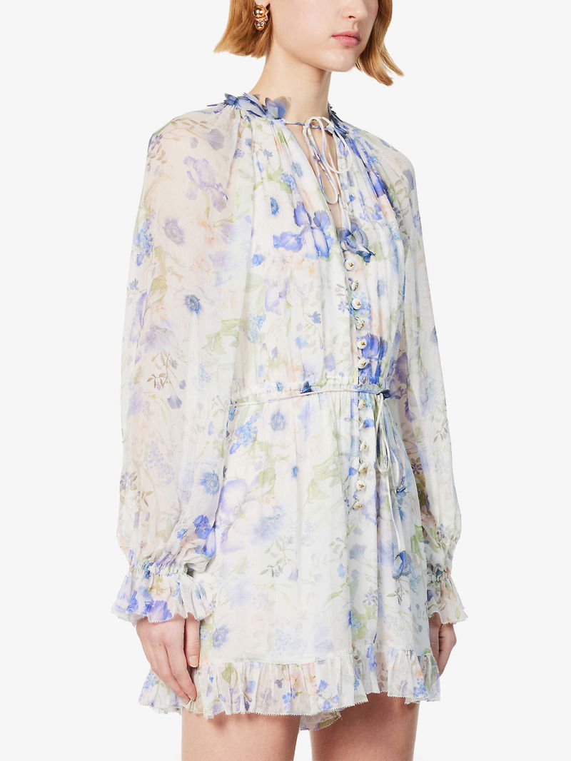 Zimmermann Winsome Flutter Playsuit (For Hire)