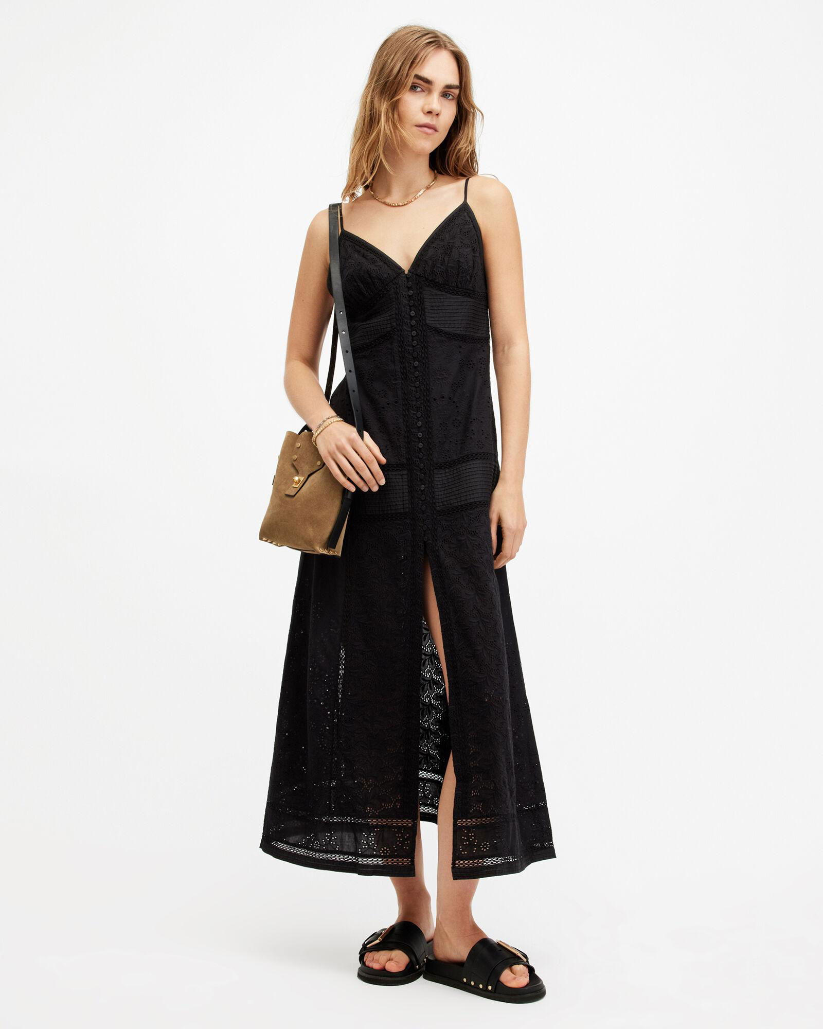 Molly Saints Fleur de Lis Embroidered Dress main image 0
