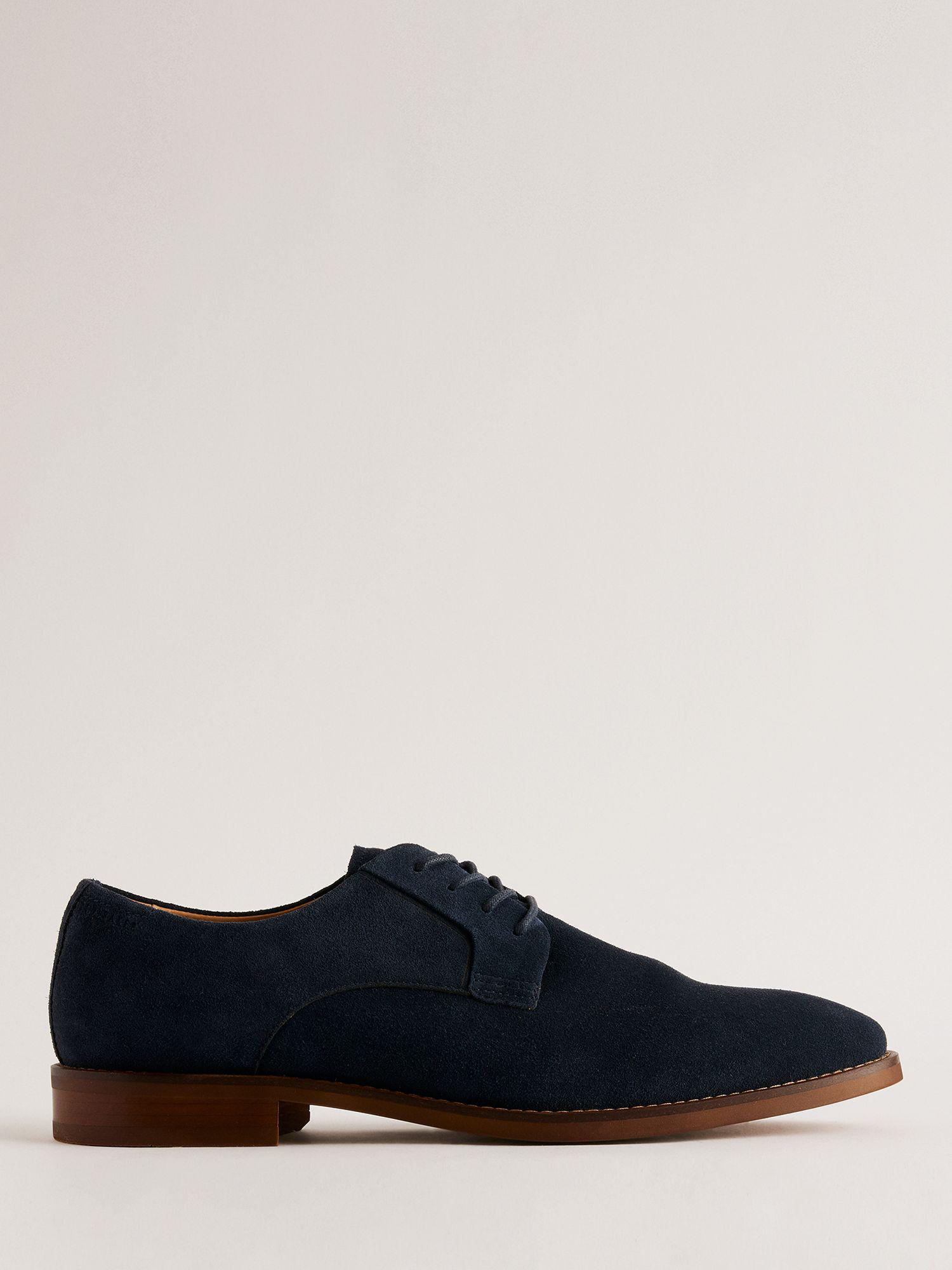 TED BAKER LONDON NAVY BLUE SUEDE CASUAL DRESS OXFORD DERBY BUCKS SHOES Size 10M Ted Baker Men main image 2