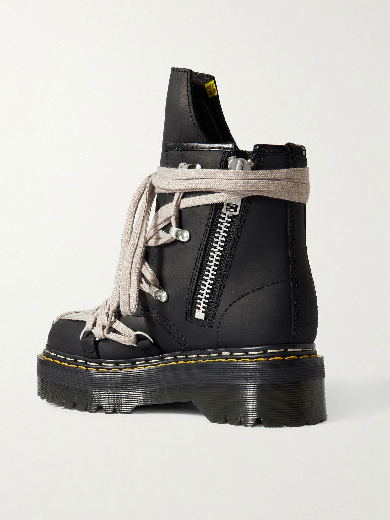 RICK OWENS Rick Owens x Dr. Martens - 1460 Quad Sole Megalace 