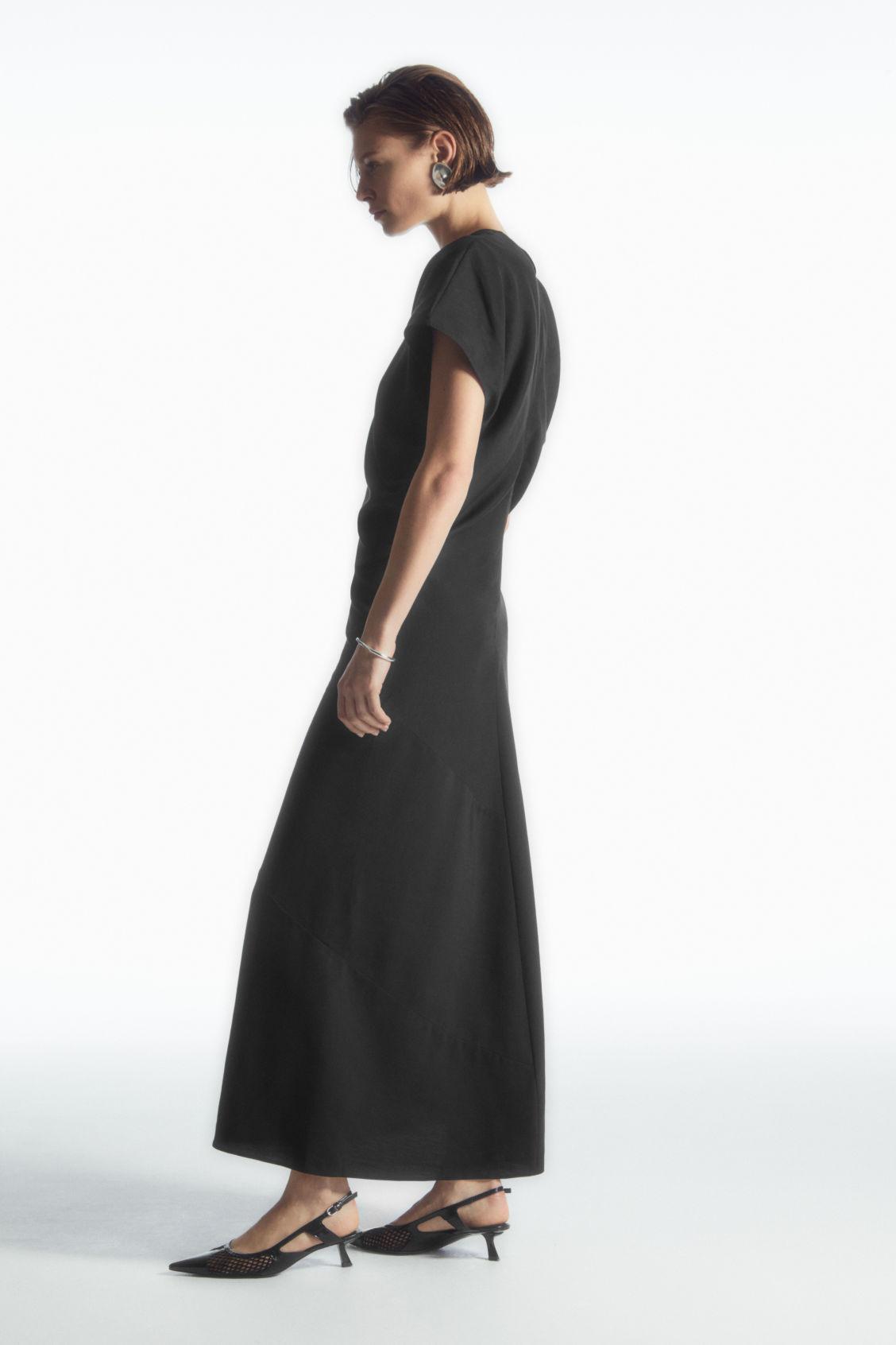 cos spiral seam maxi dress COS Spiral Seam Maxi Dress