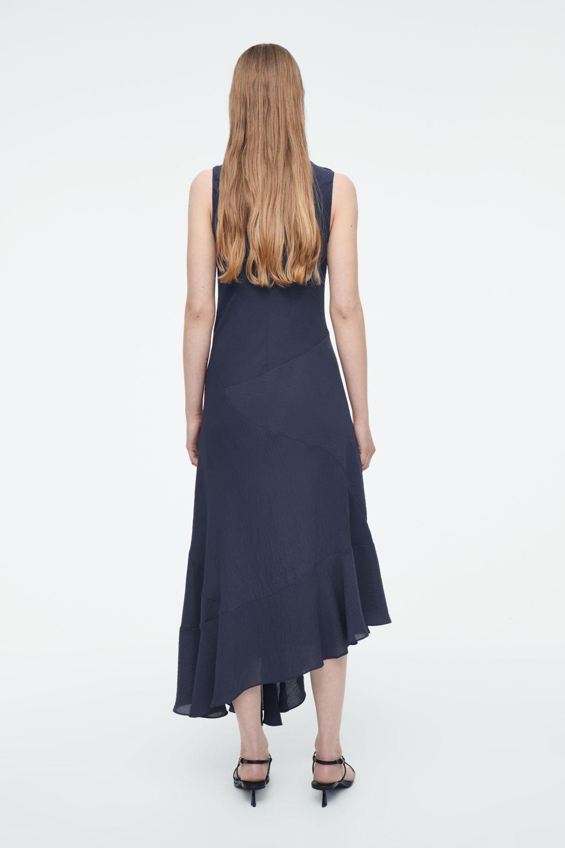 blue dress for baby girl Anela Asymmetric Midi Dress main image 1