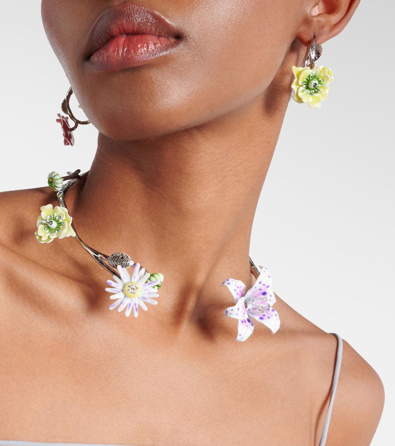 ACNE STUDIOS Floral Choker | endource