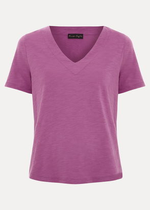 Phase Eight Elspeth V Neck Top Purple Phase Eight Elspeth V Neck Top Purple