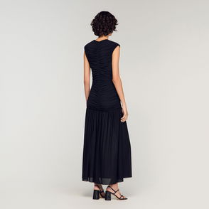 SANDRO Bandana-Print Maxi Dress | endource