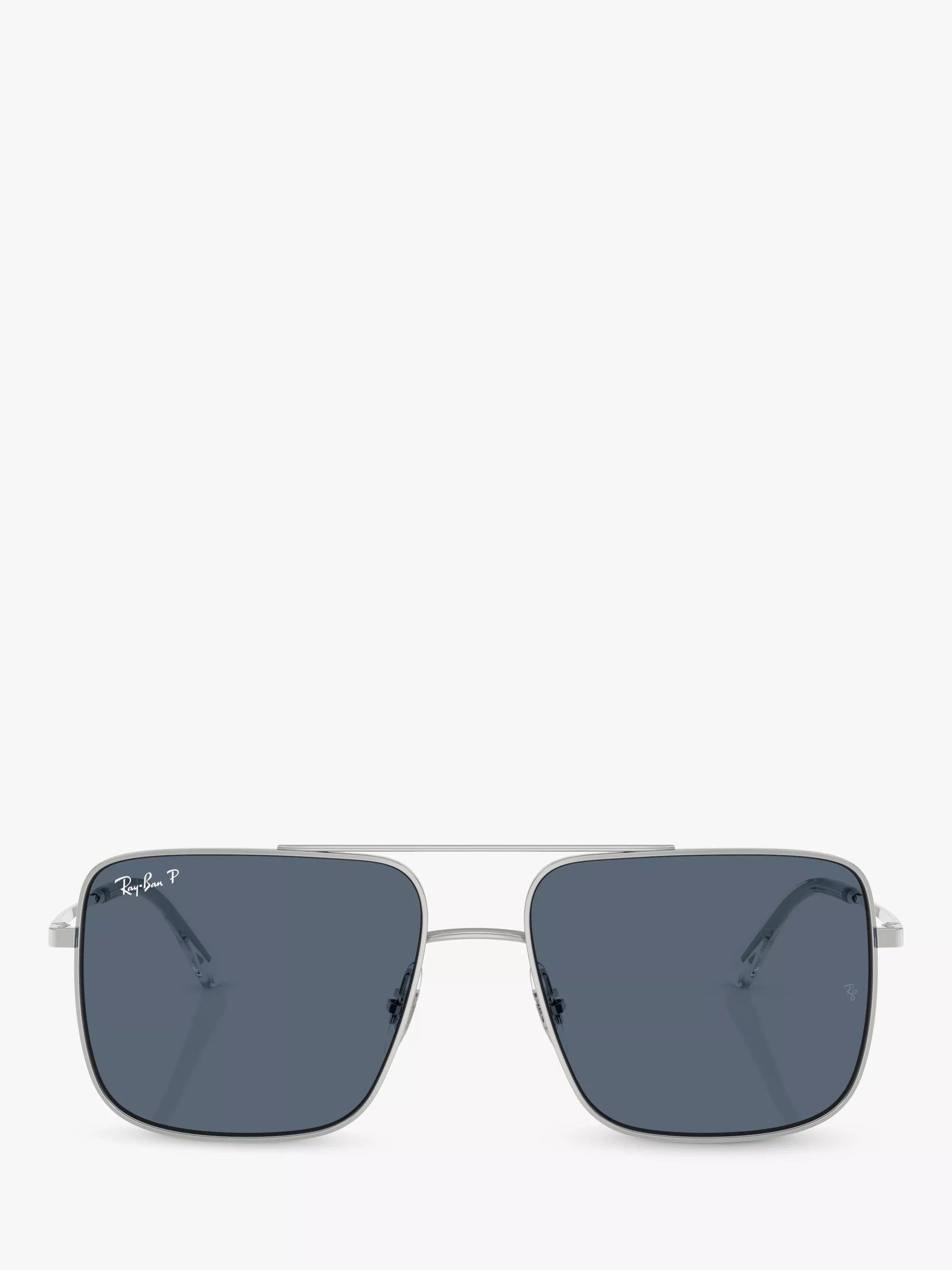 RAY-BAN RB3758 Square Sunglasses in Silver/Grey | endource