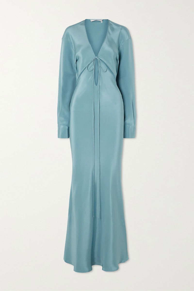 christopher esber triquetra dress blue Christopher Esber Triquetra Contoured Tank Dress