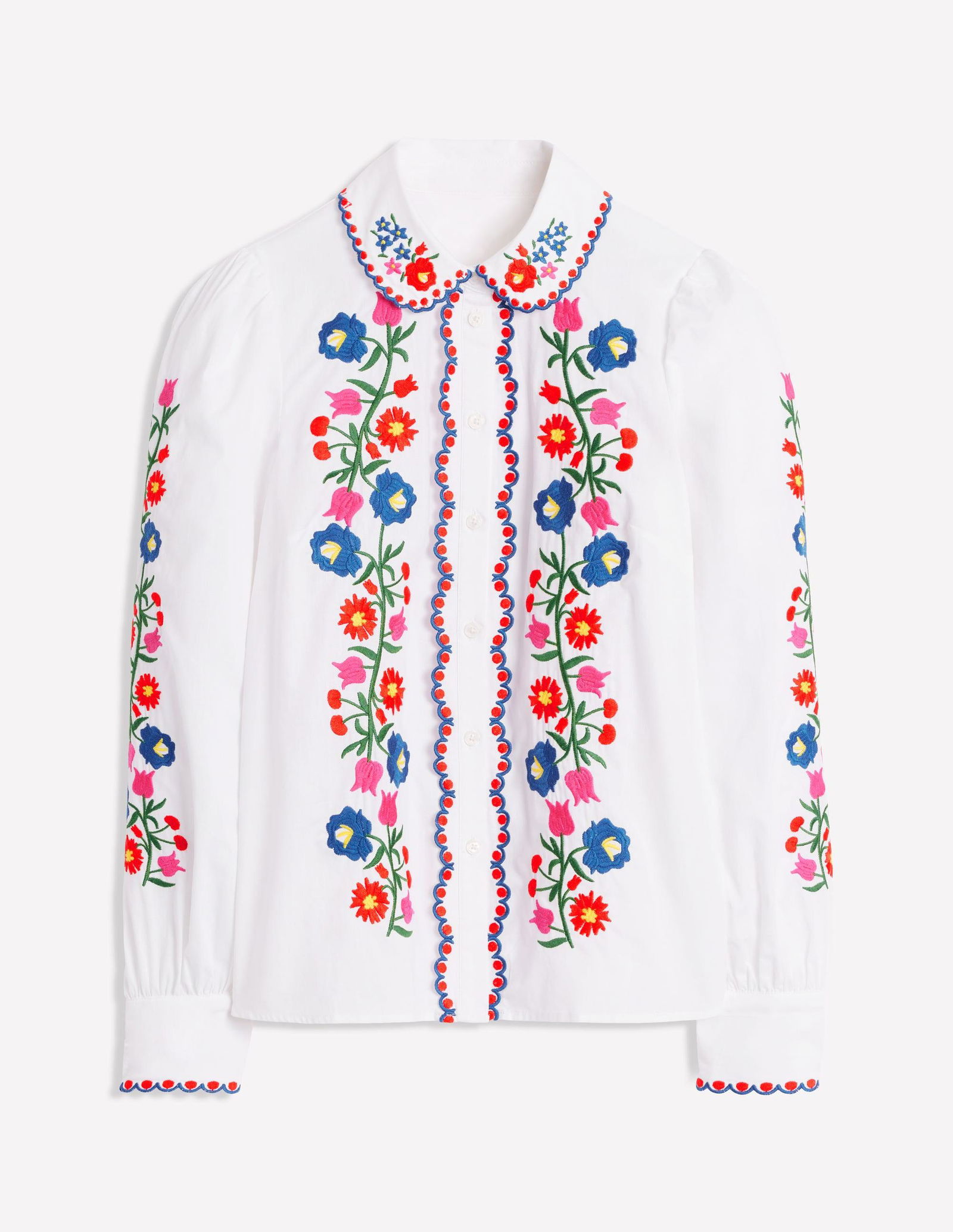 Cotton Embroidered Blouse