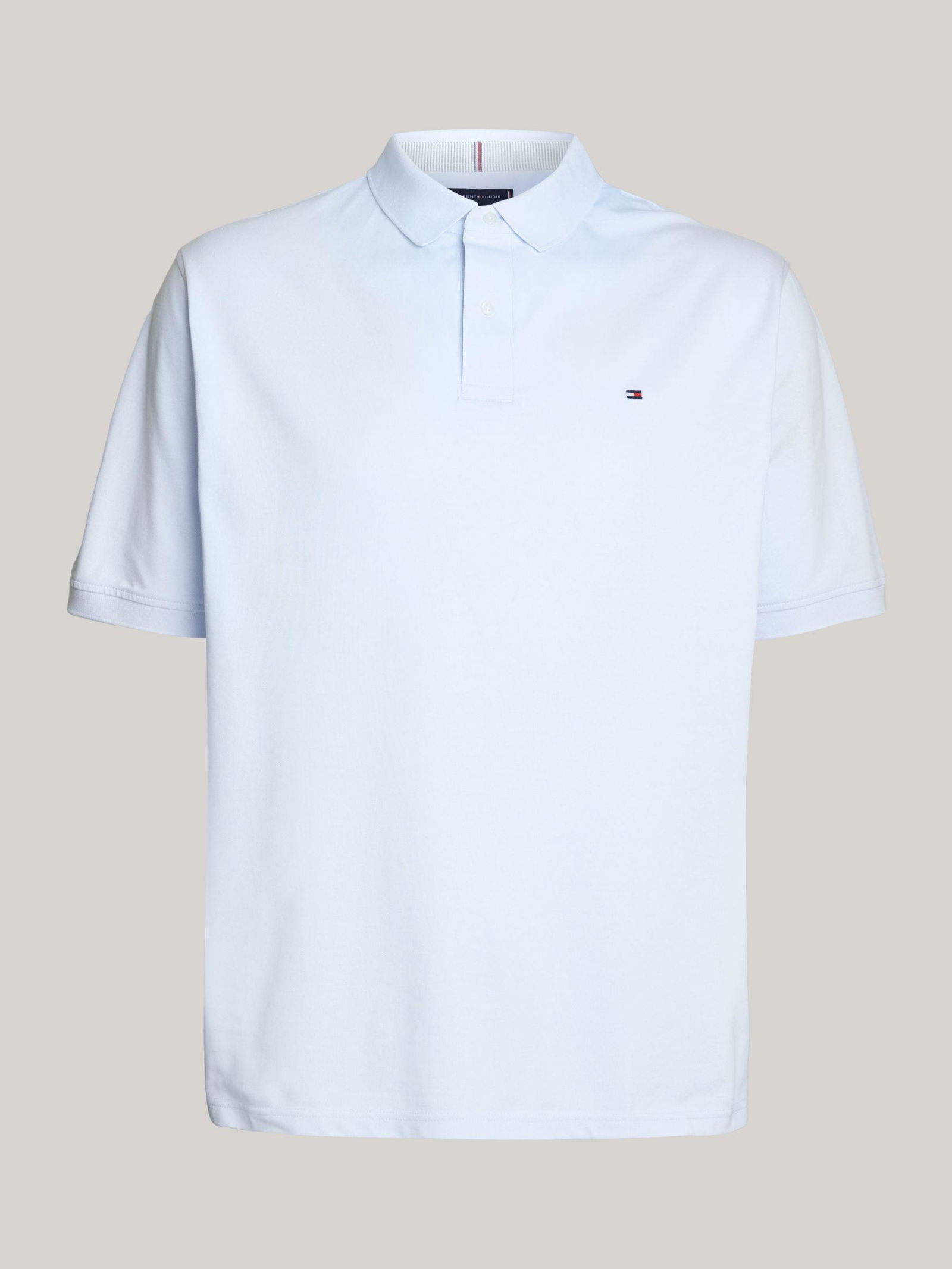 Tommy Hilfiger Men's Big & Tall Classic Fit Porter Textured Shirt Blue Size X-Large