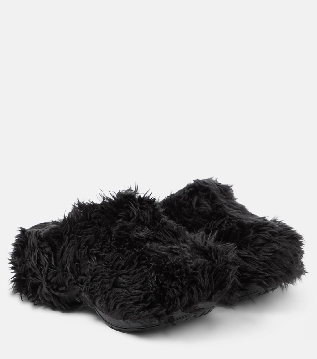 BALENCIAGA X Crocs Faux Fur Slides | endource display picture 1
