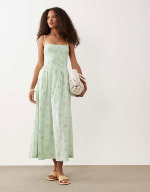 green abercrombie dress Abercrombie & Fitch Green Satin Smocked Back Front Slit Dress- Size XL –  The Saved Collection