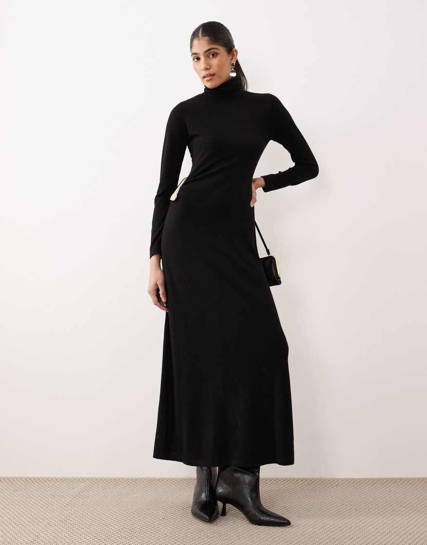 cute long white dresses Jessalynn Cut-Out Long Sleeve Maxi Dress White