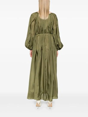 REFORMATION Jasen Ruffled Georgette Maxi Dress | endource
