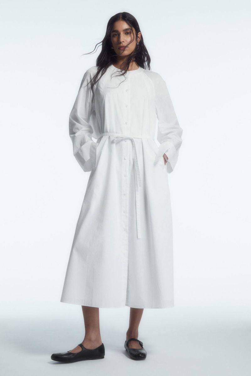 COS Collarless Maxi Shirt Dress | endource COS Collarless Maxi Shirt Dress | endource